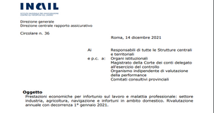 Infortunio e malattia professionale: rendite più alte con la rivalutazione INAIL