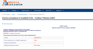 Codice tributo 4001: cos'è e a cosa si riferisce?