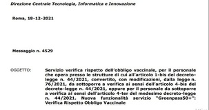 Obbligo vaccinale, verifica con la piattaforma INPS: le novità per le aziende
