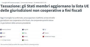 Elenco Paesi Black List Agenzia delle Entrate