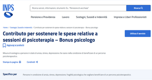 Domanda bonus psicologo 2025, al via il click day. Sito INPS rallentato
