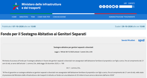 Domanda bonus affitto per i genitori separati, si parte e c'è poco tempo