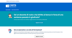 Carta del docente: torna attiva la piattaforma, nuovi bonus nel 2026