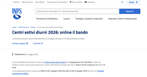 Bonus centri estivi INPS 2026: come fare domanda e quando scade