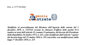 Partita IVA inattiva, la chiusura d'ufficio passa dalla verifica di fatture e corrispettivi