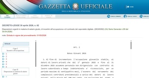 Giovani, donne e Zes: nel decreto primo maggio 2026 arrivano i bonus assunzione 2.0 
