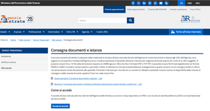 Agenzia delle Entrate, stop per manutenzione alla consegna di documenti e istanze online