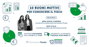 10 buoni motivi per conoscere il Fisco: l'iniziativa per il mese dell'educazione finanziaria 2025