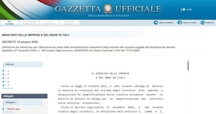 Incentivi alle imprese: dal MIMIT arriva il bando-tipo da utilizzare