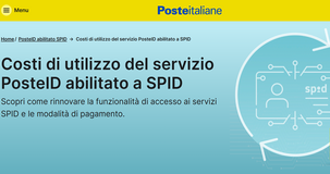 SPID Poste a pagamento dal 2026: per chi e quando resta gratuito