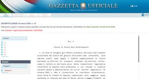 Decreto benzina: arriva il bonus carburante per le imprese 
