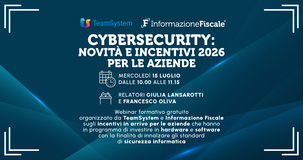Cybersecurity: novità e incentivi 2026 per le aziende