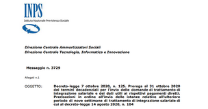 Cassa integrazione, l'INPS riepiloga tempi, adempimenti e norme 