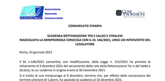 Rottamazione ter e saldo e stralcio, l'ANC chiede la riapertura dei termini nel 2022