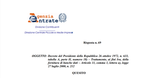 Iva ordinaria per i prodotti digitali senza ISBN o ISSN