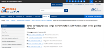 Concorso Agenzia delle Entrate: l'errore è ufficiale, correzione in corso