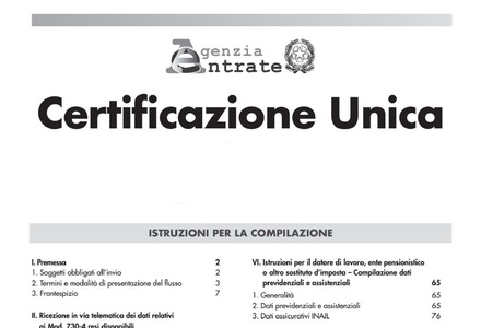 Certificazione Unica 2025: cos'è e a cosa serve