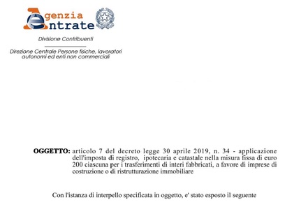 Imposta di registro, ipotecaria e catastale: per chi sono fisse?