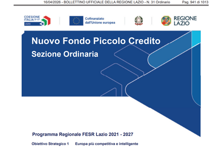Finanziamenti a tasso zero fino a 50.000 euro per aziende e professionisti del Lazio