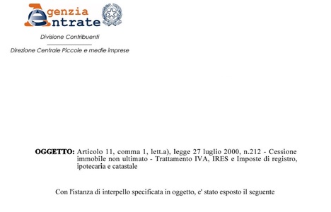 Acquisto immobile in costruzione: le imposte da applicare