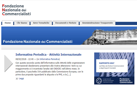FNC: online il secondo numero dell'informativa "Attività Internazionale"