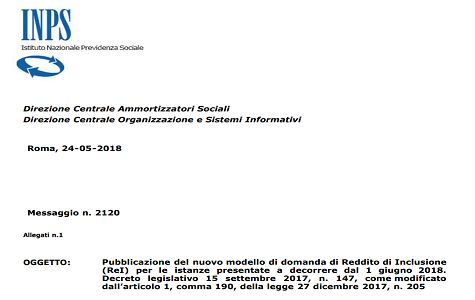REI 2018: online il nuovo modello per presentare domanda