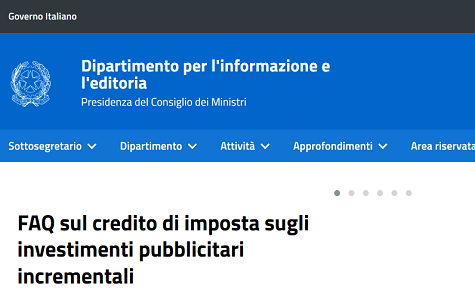 No al bonus pubblicità per investimenti pari a zero nell'anno precedente