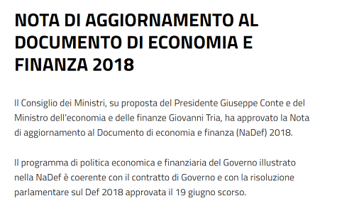 Reddito di cittadinanza, flat tax e riforma pensioni: le novità nel testo della Nota al DEF 2019