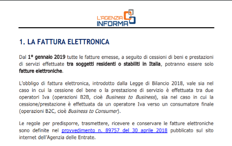Fattura elettronica: i vantaggi fiscali