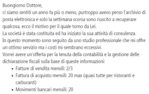 Lettera di un commercialista ai propri colleghi