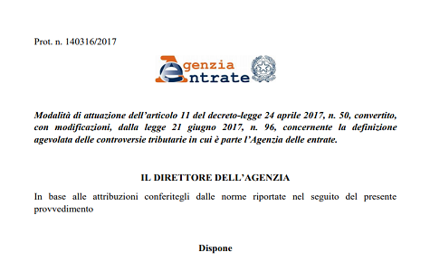 Liti fiscali pendenti: istruzioni e modello Agenzia delle Entrate