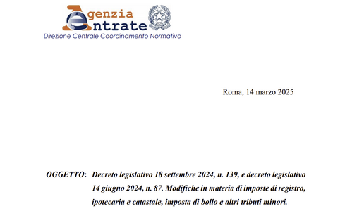 Imposta di registro: tutte le novità