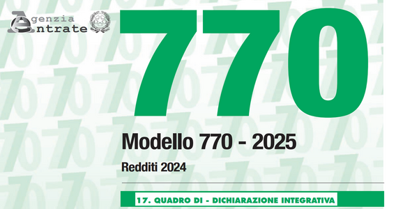 Modello 770/2025: il Quadro DI