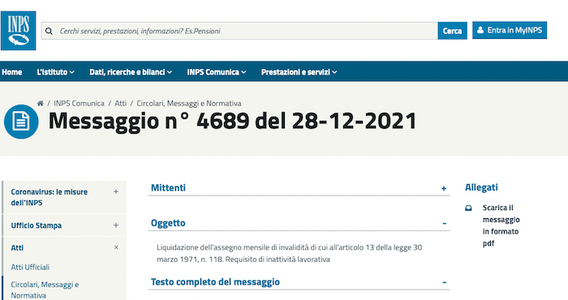 Invalidità civile INPS: riesame delle domande respinte per i lavoratori con disabilità parziale