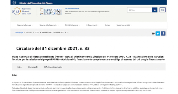 PNRR, gli aiuti per le imprese possono essere cumulati