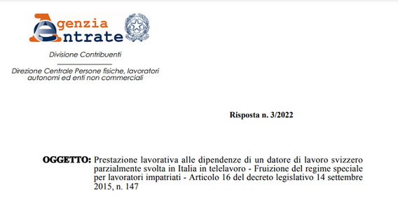 Smart working e telelavoro, residenza e sede dell'attività rilevanti per le agevolazioni impatriati