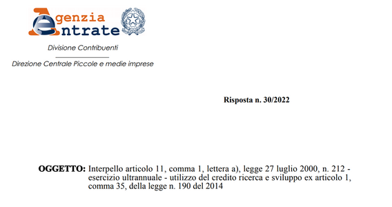 Bonus ricerca e sviluppo: compensazione anche fuori dalla dichiarazione