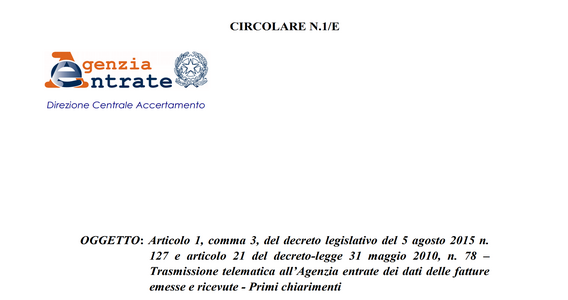 Spesometro 2017: chiarimenti dell'Agenzia delle Entrate