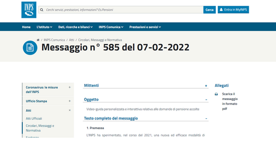 Domanda pensione accolta, dal primo pagamento al cedolino mensile: le istruzioni INPS in una video guida
