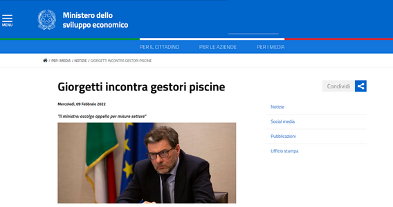Aumenti delle bollette e chiusure, per le piscine contributi a fondo perduto insufficienti: nuovi sostegni in arrivo?