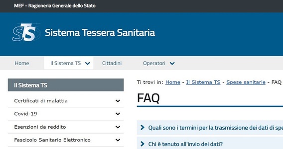 Sistema Tessera Sanitaria: ancora dubbi sulla scadenza dell'invio dati?