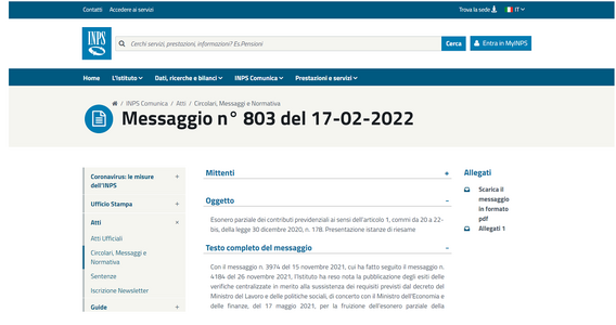 Esonero contributivo partite IVA e domande con esito negativo: 30 giorni per le istanze di riesame