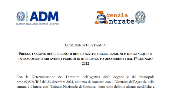 Modelli Intrastat 2022, invio entro la scadenza del 7 marzo per i dati di gennaio: proroga in extremis