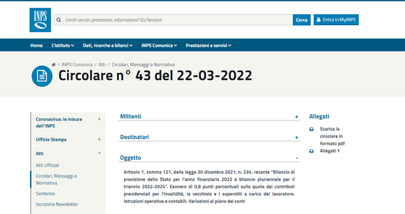 Bonus contributi 2022 per i lavoratori dipendenti: dall'INPS le istruzioni