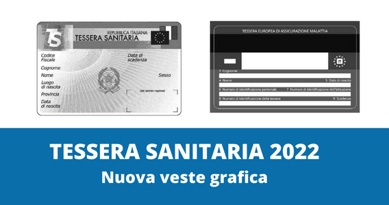 Cambia la tessera sanitaria, dal 1° marzo 2022 rinnovo e riemissione senza logo della Regione