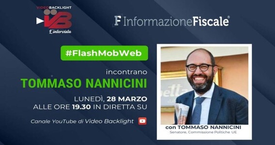 #FlashMobWeb con Tommaso Nannicini: la diretta di oggi, lunedì 28 marzo, alle 19.30