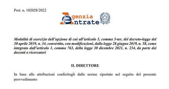 Rientro dei cervelli 2022, istruzioni su domanda e versamento per la proroga delle agevolazioni fiscali