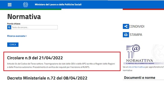 Verifica dei requisiti dei nuovi ETS: l'attuale situazione del RUNTS
