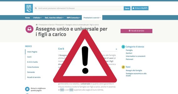 Domanda assegno unico bloccata, istruzioni INPS su come verificare gli errori emersi in fase istruttoria
