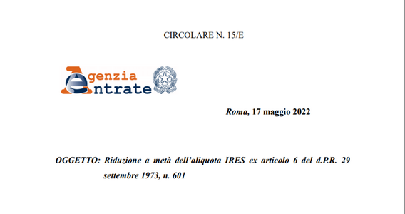 IRES, in quali casi l'aliquota è ridotta? I chiarimenti delle Entrate su enti ospedalieri, religiosi e FOB